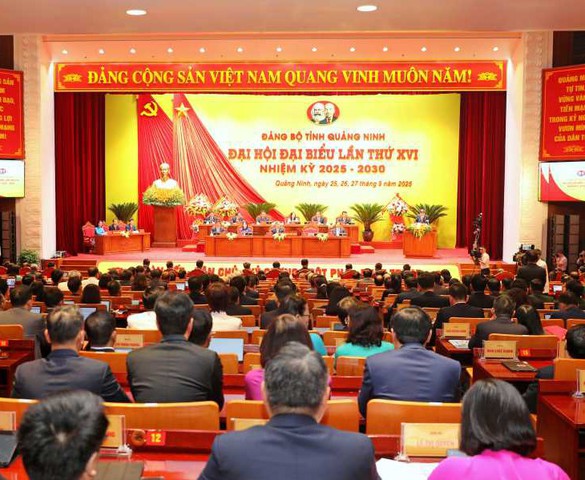 Khai mạc Đại hội đại biểu Đảng bộ tỉnh Quảng Ninh lần thứ XVI