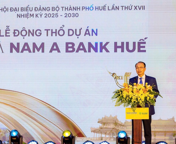 Lễ động thổ tòa nhà Nam A Bank Huế - công trình xanh gắn kết hành trình di sản miền Trung