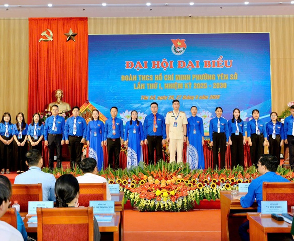 Hà Nội: Phường Yên Sở tổ chức thành công Đại hội Đoàn lần thứ I nhiệm kỳ 2025 - 2030