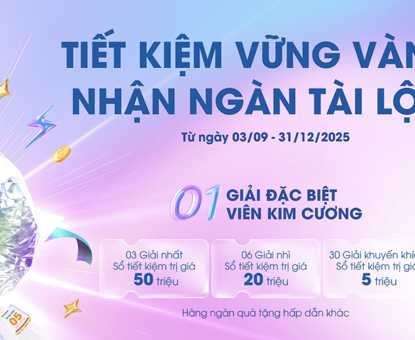 "Săn" kim cương nửa tỷ đồng khi gửi tiết kiệm tại Vietbank