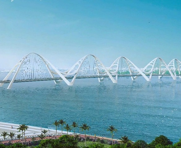 Miền Tây sắp có cầu vượt biển 2,8km, cảm hứng thiết kế từ mái tóc nữ anh hùng
