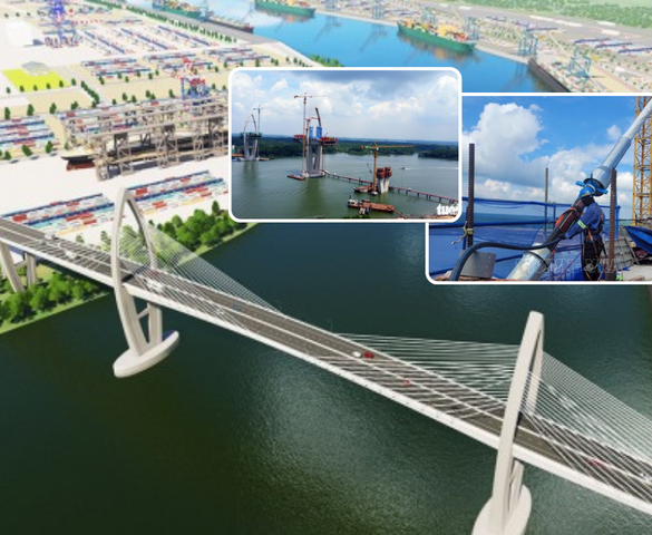 Cây cầu gần 4.900 tỷ có nhịp chính dài nhất Đông Nam Á đạt dấu mốc quan trọng