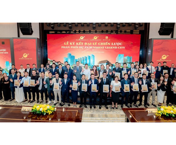 Sunshine Legend City “bắt tay” hàng loạt đại lý chiến lược, thổi bùng sức nóng bất động sản phía Đông Hà Nội