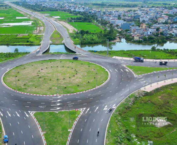 Sắp thông xe tuyến đường nghìn tỷ phía Nam TP. Thái Bình cũ