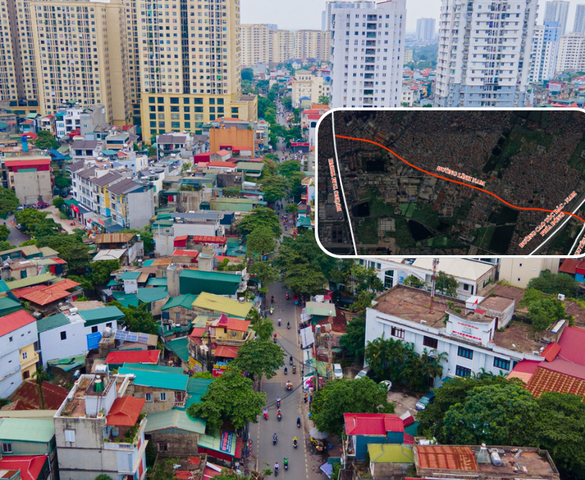 Hà Nội sắp thu hồi hơn 98.000m2 đất để triển khai trục huyết mạch gần 2.500 tỷ