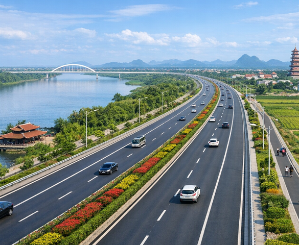 Tuyến đường tâm linh văn hóa gần 10.000 tỷ bên bờ tả sông Hồng sẽ hoàn thành trong năm sau