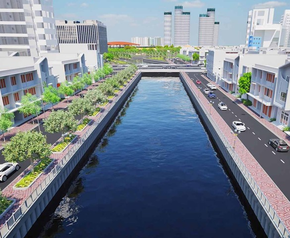 TP giàu nhất Việt Nam sắp làm đường, xây công viên hơn 8.500 tỷ: ‘Đổi đời’ cho kênh rạch ô nhiễm giải cứu kẹt xe nội đô