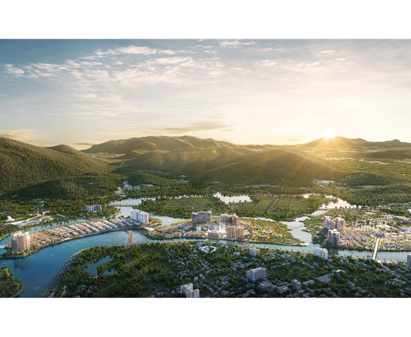 Quy hoạch 3 đảo “Bắc - Trung - Nam” tạo nên hệ tiện ích “live-work-play” của Charmora City