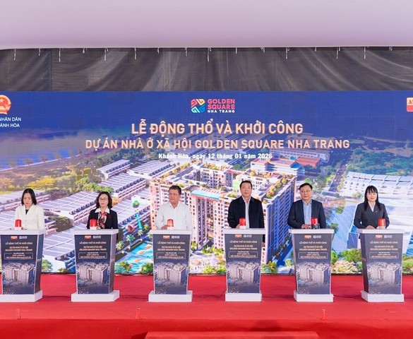 Khánh Hòa khởi công hai dự án nhà ở xã hội hơn 2.600 tỷ đồng