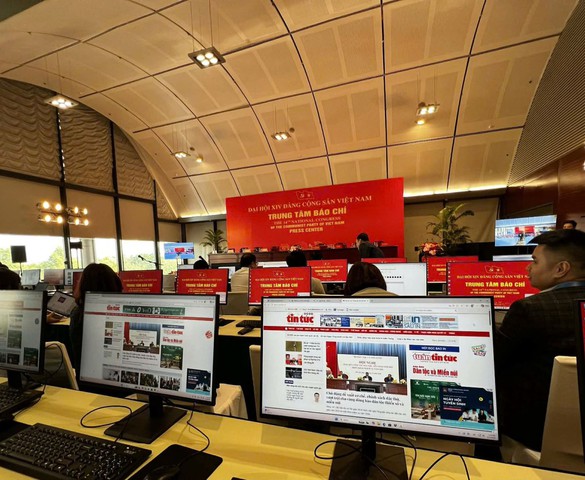 Khai trương Trung tâm Báo chí Đại hội XIV