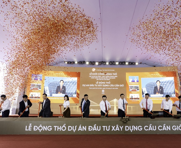 TP. Hồ Chí Minh động thổ cầu Cần Giờ, cầu Phú Mỹ 2: Mở hướng phát triển đô thị đa trung tâm