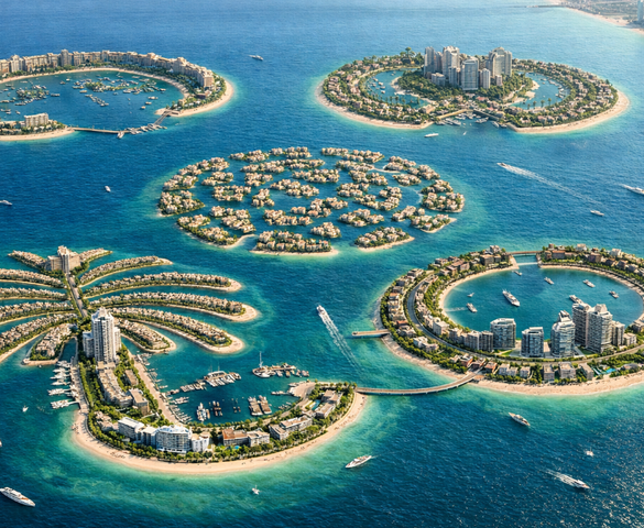 Việt Nam sẽ xây 5 đảo nổi trên biển giống mô hình của Dubai, tọa lạc tại thành phố đáng sống nhất cả nước