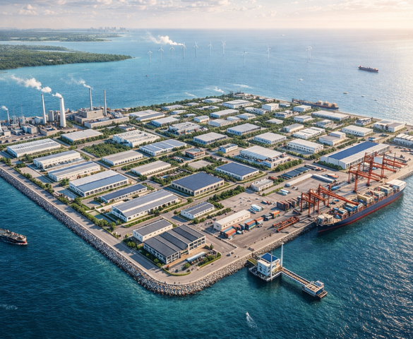 Việt Nam sẽ có khu công nghiệp lấn biển, tọa lạc tại khu vực có cầu vượt biển dài TOP 3 Đông Nam Á?