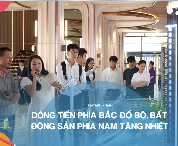Dòng tiền phía Bắc đổ bộ, bất động sản phía Nam tăng nhiệt