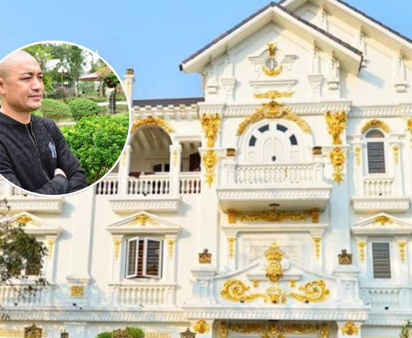 Biệt thự dát vàng của 'đại gia trại lợn': Rộng hàng nghìn m2, bên trong có trực thăng và du thuyền mạ vàng