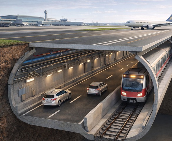Việt Nam lần đầu tiên có hầm ngầm xuyên sân bay 10.000 tỷ: Dài gần 3km, tọa lạc tại TP đáng sống nhất cả nước