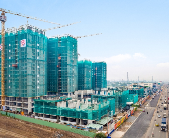 Sau 6 tháng ra mắt thị trường, công trường La Pura mặt tiền Quốc lộ 13 hiện tại có gì?