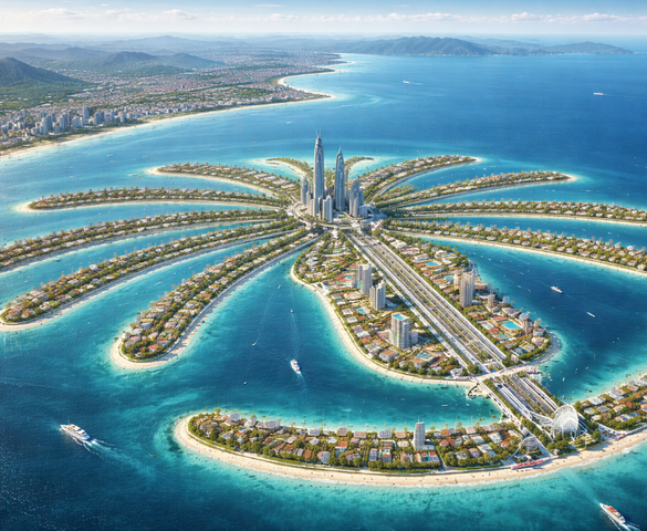 Việt Nam sẽ có siêu đô thị lấn biển giống mô hình của Dubai, vốn 14 tỷ USD, tọa lạc tại thành phố đáng sống nhất cả nước