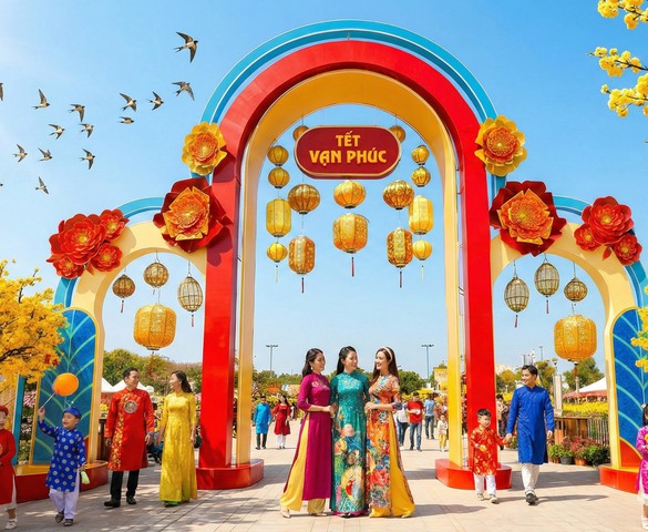 Hành trình Tết 4 miền du xuân xuyên Việt tại Lễ hội hoa lớn nhất năm ở TP.HCM