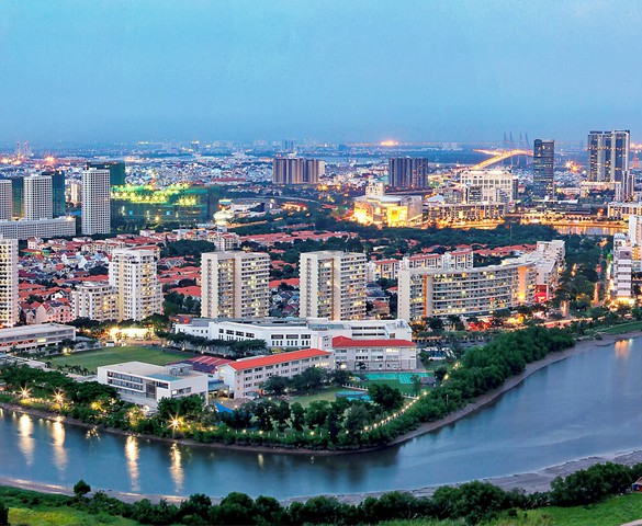 Khu vực nào đang dẫn đầu làn sóng tăng trưởng trên bản đồ bất động sản TP.HCM?