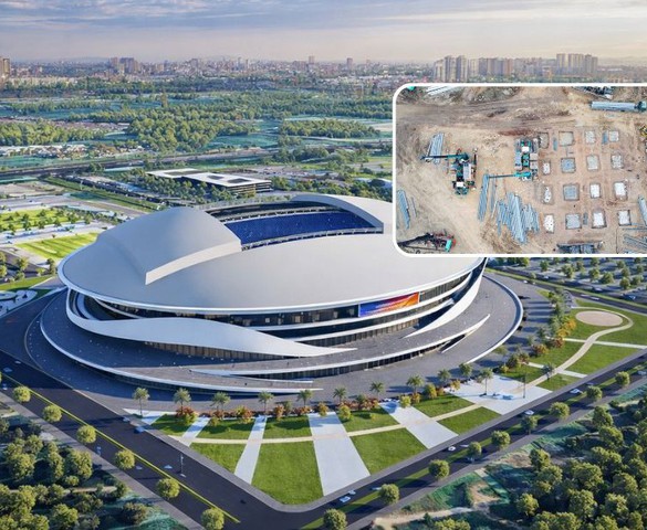 Mới nhất về dự án sân vận động 60.000 chỗ ngồi lớn bậc nhất Việt Nam, vượt chuẩn quốc tế với mái vòm đóng mở tự động