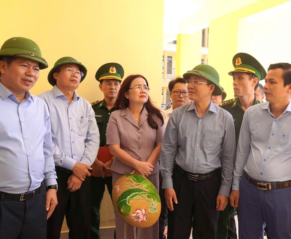 Quảng Trị: Kiểm tra tiến độ hoàn thiện các trường học nội trú tại Hướng Phùng và Đakrông