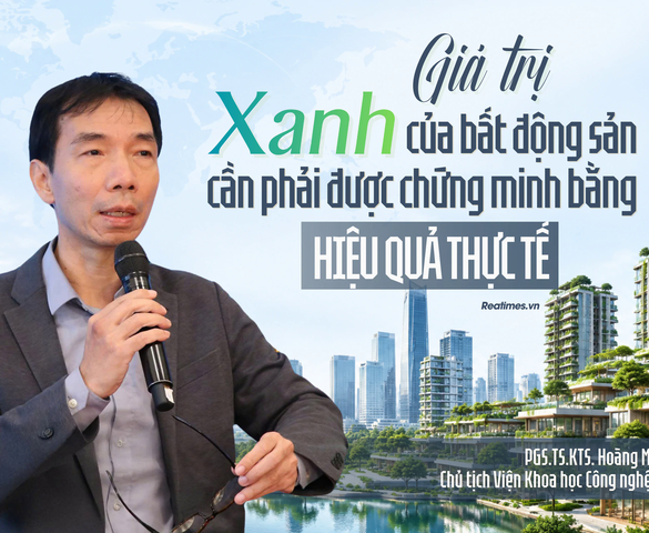 PGS.TS.KTS. Hoàng Mạnh Nguyên: Giá trị và lợi ích của dự án xanh cần được đo lường và nhận diện