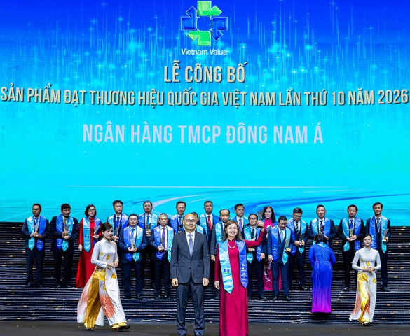 SeABank lần thứ 4 liên tiếp được vinh danh Thương hiệu Quốc gia Việt Nam