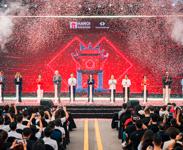 Chính thức khai mạc giải Giải Marathon Quốc tế Hà Nội Techcombank mùa thứ 5