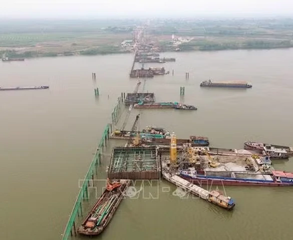 Hà Nội: Tăng tốc thi công 7 cầu qua sông Hồng phục vụ APEC 2027