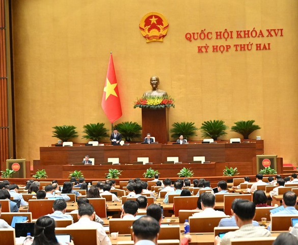 Quốc hội nghe báo cáo về 2 dự án: Luật Nhà ở (sửa đổi) và Luật Kinh doanh bất động sản (sửa đổi)