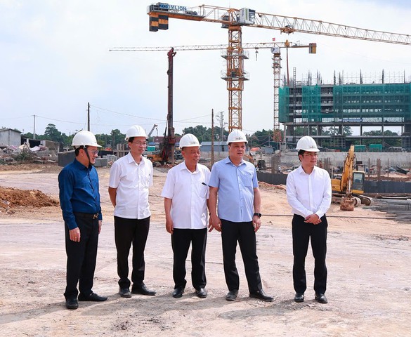 Bộ Xây dựng kiểm tra tiến độ 6 dự án nhà ở xã hội tại Thái Nguyên