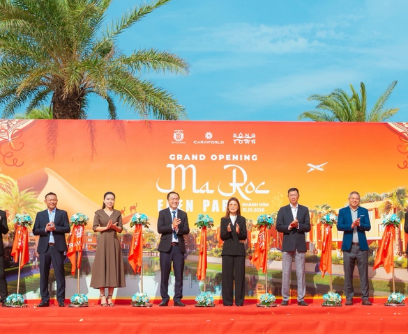 Khai trương công viên cảnh quan tiểu khu Maroc: Kích hoạt không gian sống tại sông Town, CaraWorld Cam Ranh