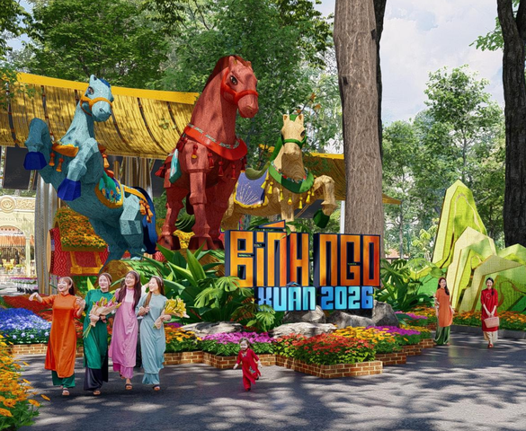 Hội Hoa Xuân TP. Hồ Chí Minh năm 2026: Xuân hội tụ, vững bước vươn mình