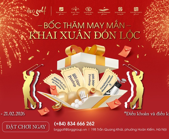 Đón Xuân Bính Ngọ 2026 cùng ưu đãi đặc quyền từ BRG Golf
