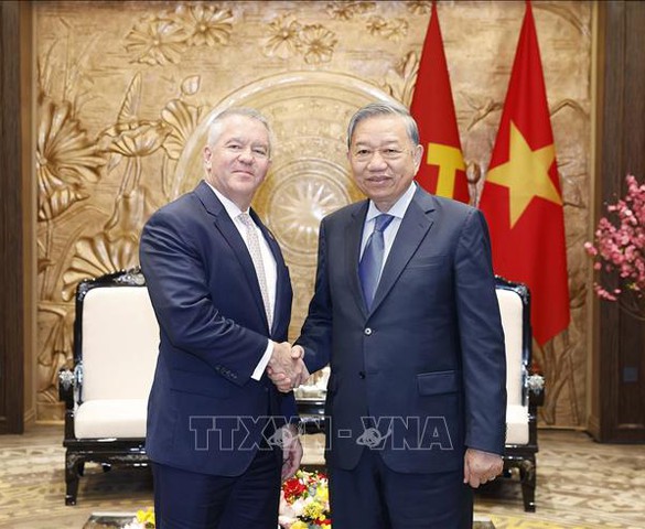 Tổng Bí thư Tô Lâm tiếp Trợ lý Ngoại trưởng Hoa Kỳ Michael DeSombre