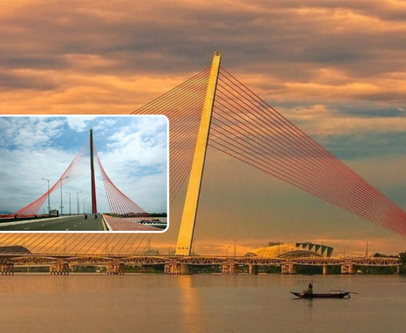 Cầu dây văng nghiêng lớn nhất Đông Nam Á tại Việt Nam: Mang tên người anh hùng xứ Quảng, kiến trúc kế thừa di sản phương Tây