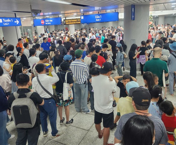 TP.HCM: Vé 0 đồng, Metro Bến Thành - Suối Tiên lập kỷ lục khách dịp Tết với 222.039 lượt