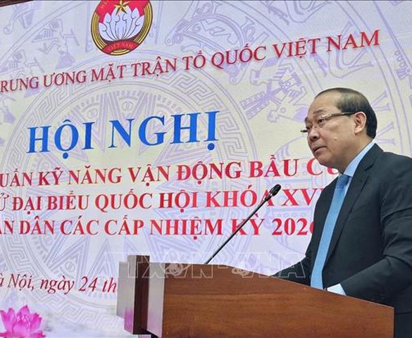 Tập huấn kỹ năng vận động bầu cử cho người ứng cử