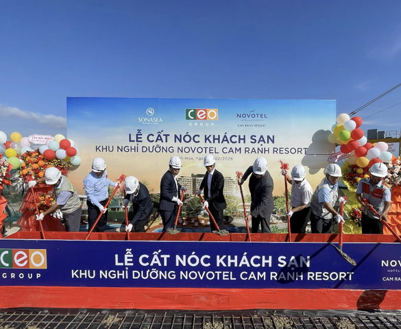 CEO Group cất nóc Novotel Cam Ranh resort