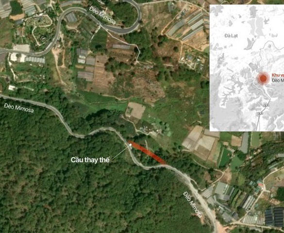 Cung đường đèo nổi tiếng ở Đà Lạt sắp có cầu cạn dài hơn 108m, băng qua điểm sạt lở