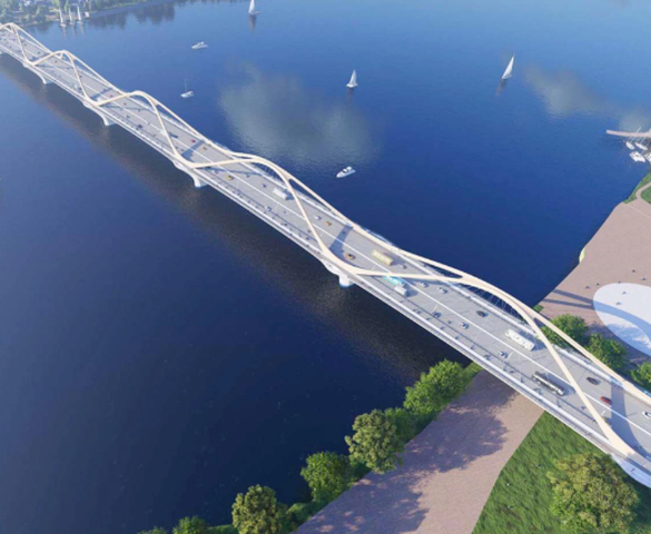 Siêu cầu 16.000 tỷ mang tên danh tướng huyền thoại bắc qua dòng sông biểu tượng của Thủ đô gặp khó