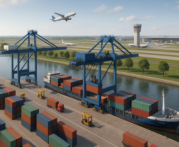 TP tương lai của Việt Nam sắp có cảng thủy nội địa 80ha sát sườn sân bay lớn nhất miền Bắc