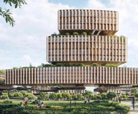 Thành phố giàu nhất Việt Nam sắp khởi công xây dựng trung tâm hành chính mới với tòa nhà cao 26 tầng