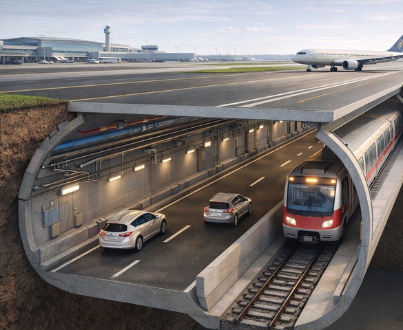 Hầm ngầm xuyên sân bay 10.000 tỷ đầu tiên của Việt Nam chưa thể khởi công trong năm 2026