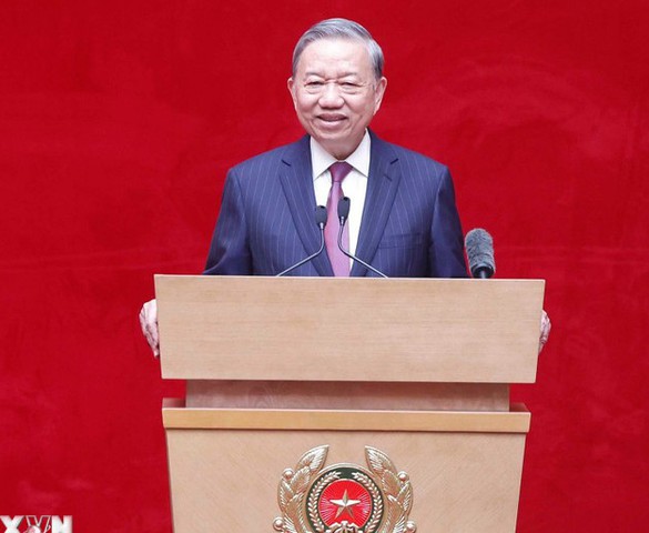 Tổng Bí thư Tô Lâm gặp mặt cán bộ Công an cao cấp nhân dịp Tết Nguyên đán 2026