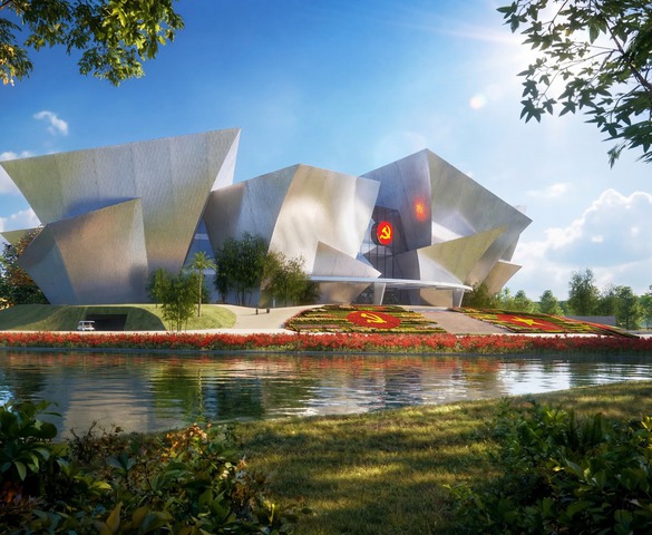 Việt Nam sắp có bảo tàng quy mô 12.000m2 với hình tượng lũy tre, bến nước: Công trình biểu tượng hướng tới kỷ niệm 100 năm thành lập Đảng