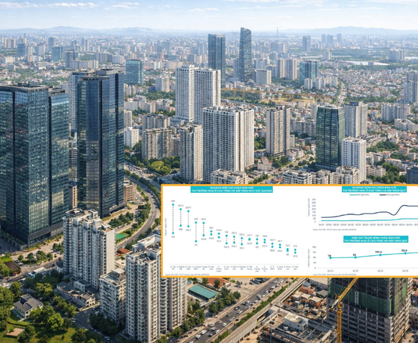Bất động sản Hà Nội 2026: Cuộc chơi giá cao, dòng tiền bị chọn lọc gắt gao