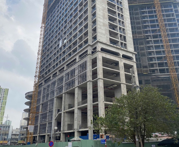 Dự kiến 1 năm nữa, tòa tháp đôi gần 3.000 tỷ ở phía Tây Nam Thủ đô sẽ về đích, giá chạm mốc 100 triệu đồng/m2