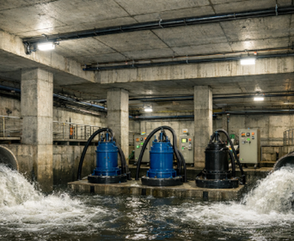 Hầm chống ngập đầu tiên Hà Nội, sức chứa 2.000m3 nước, nằm dưới sân của một trường học